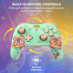 Turtle Beach Rematch Wireless Controller Animal Crossing Nintendo Switch 2 | Nintendo Switch OLED. TMR Thumbsticks. Rechargeable 40-Hr Battery. 2 Mappable Back Buttons. Motion Controls. Timmy Tommy
