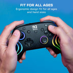 Turtle Beach Afterglow Wave Wireless RGB Game Controller Nintendo Switch 2 | Switch Lite. OLED. TMR Thumbsticks. Rechargeable 20-Hr Battery. 2 Mappable Back Buttons. Motion Controls. C-Button