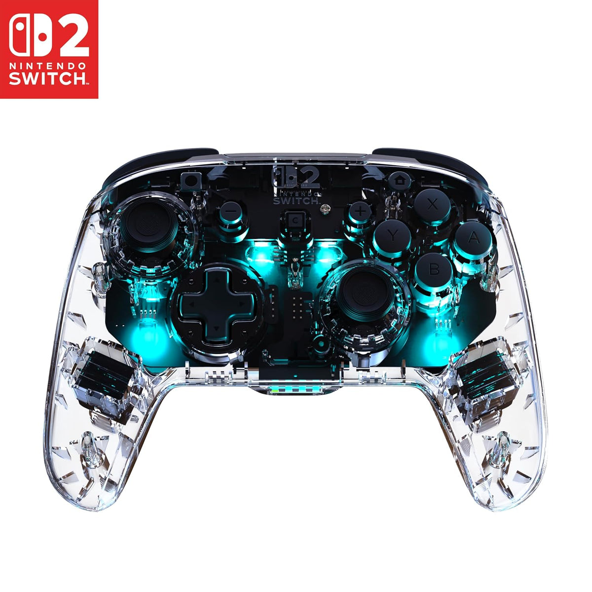 Turtle Beach Afterglow Wireless RGB Gaming Controller. Nintendo Switch 2 | Nintendo Switch Lite. OLED. TMR Thumbsticks. Rechargeable 40-Hr Battery. 2 Mappable Back Buttons. LED Lighting. Translucent