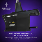 Turtle Beach VelocityOne Multi-Shift Sim Racing Shifter. Handbrake Xbox. PC | Xbox Series X|S. Xbox One. Windows PC. 7-Gear + R H-Gate & Sequential Shifter. Handbrake. Hall-Effect Magnetic Sensors