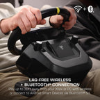 Turtle Beach Racer Wireless Racing Wheel System Officially Licensed for Xbox Series X|S & Xbox One and Windows PCs – Complete Design. Reliable Wireless Connection. up to 30Hr Battery