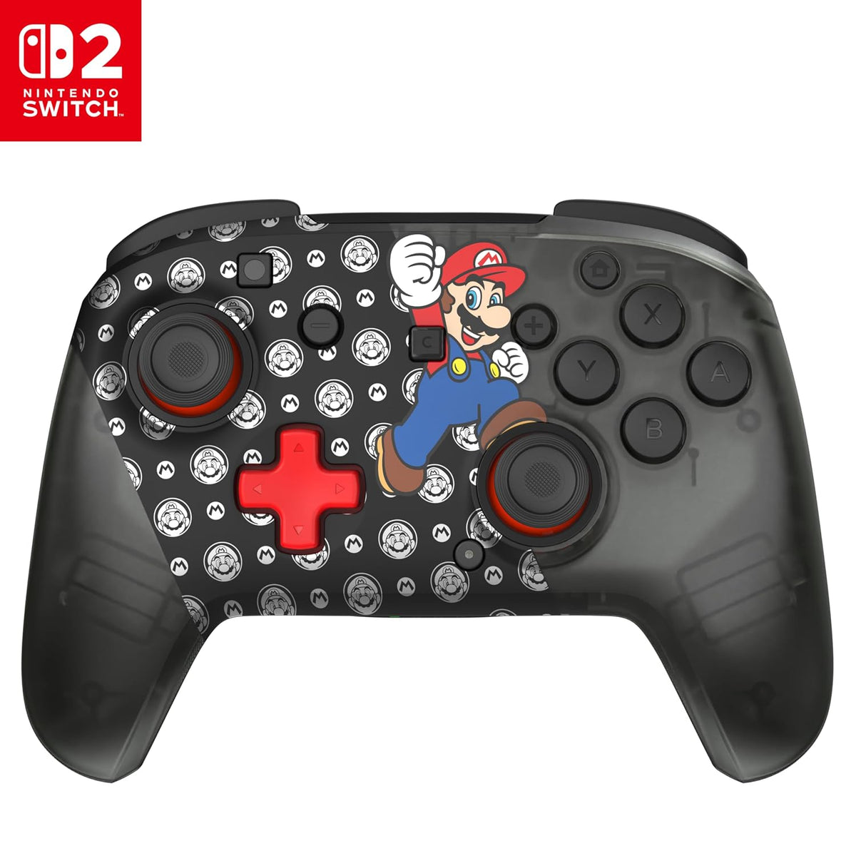 Turtle Beach Rematch Wireless Controller Mario & Luigi Nintendo Switch 2 | Nintendo Switch OLED. TMR Thumbsticks. Rechargeable 40-Hr Battery. 2 Mappable Back Buttons. Motion Controls
