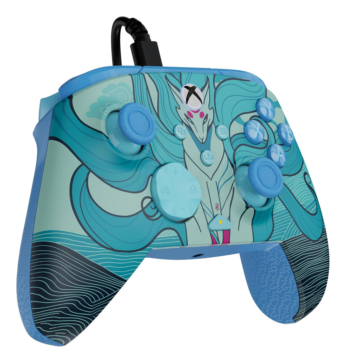 Turtle Beach Rematch Advanced Wired Gaming Controller for Xbox & PC | Xbox Series X|S. Xbox One. PC. 2 Remappable Buttons. Hall-Effect Triggers. Audio Controls. Glows-in-the-Dark