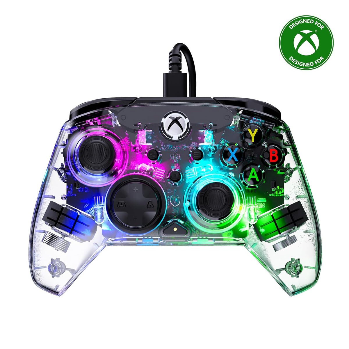 Turtle Beach Afterglow Ignite Wired RGB Gaming Controller for Xbox & PC | Xbox Series X|S. Xbox One. PC. 2 Remappable Buttons. Hall-Effect Triggers. Audio Controls. Glows-in-the-Dark