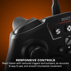 Turtle Beach REACT-R Controller Wired Game Controller – Xbox Series X. Xbox Series S. Xbox One & Windows – Audio Controls. Mappable Buttons. Textured Grips