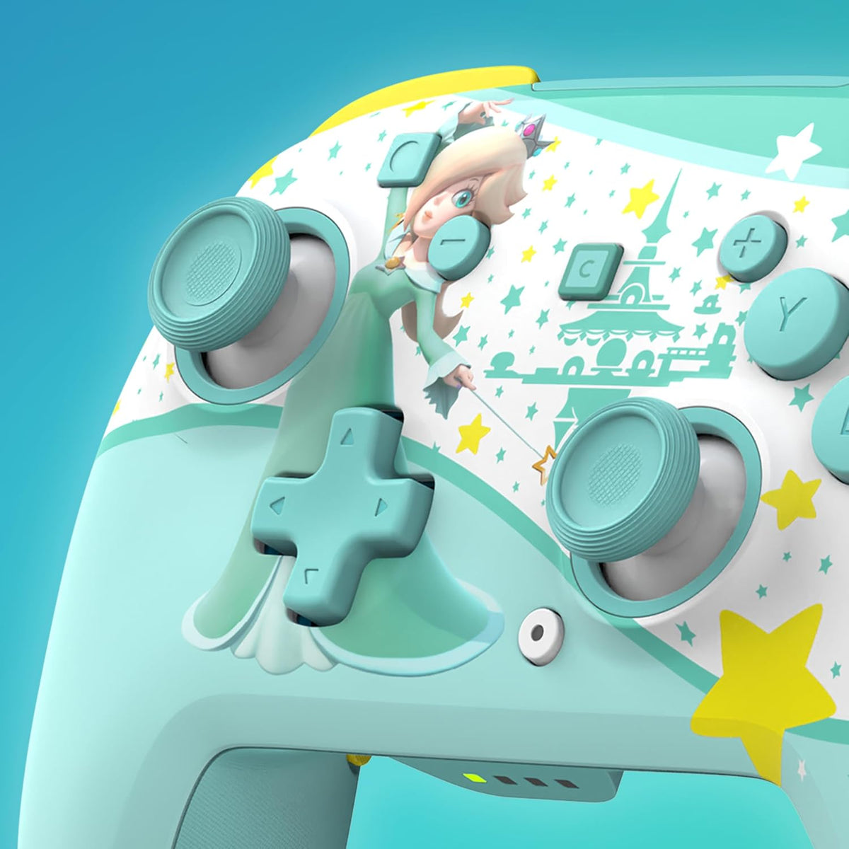 Turtle Beach Rematch Wireless Gaming Controller Rosalina Nintendo Switch 2 | Nintendo Switch OLED. TMR Thumbsticks. Rechargeable 40-Hr Battery. 2 Mappable Back Buttons. Motion Controls