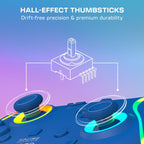 Turtle Beach Afterglow Wave Wired RGB Gaming Controller. Nintendo Switch 2 | Switch Lite. OLED. Hall-Effect Thumbsticks. 2 Mappable Back Buttons. Audio Controls. C-Button for GameChat. RGB Lights